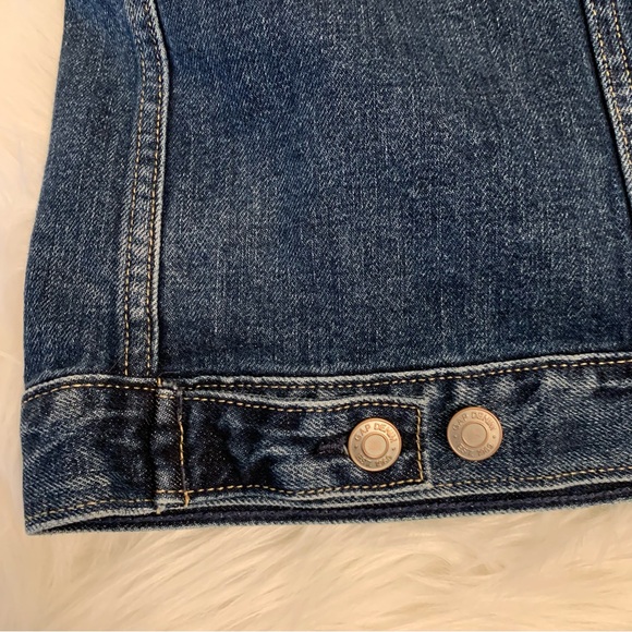 Gap Icon Jean Jacket Dark Indigo XXL Women’s Like New All Seasons Classic Blue - Picture 10 of 16